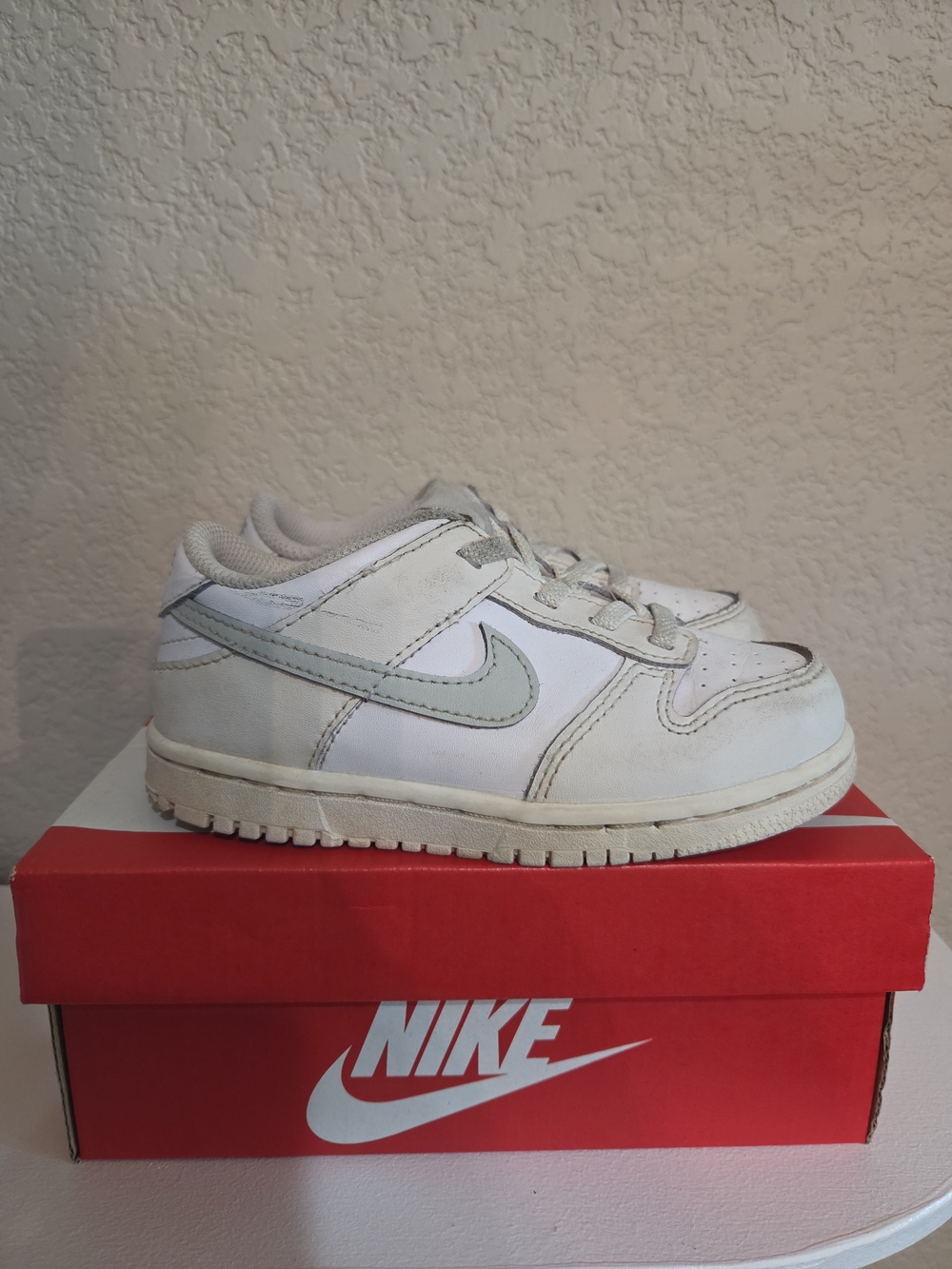 Nike Kids' White Low-Top Sneakers